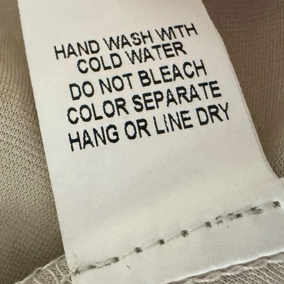 ALTAR’D STATE Fit Flare Mini Beige Black Lace Dress Sleeveless Scalloped Small - Picture 12 of 12